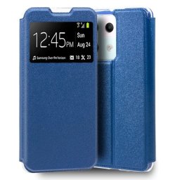 Cool Funda Flip Tipo Libro Liso Azul para Xiaomi Redmi Note 13 Pro 5G / POCO X6 5G
