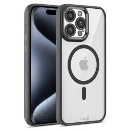 Cool Carcasa Magnética Borde Negro para iPhone 15 Pro