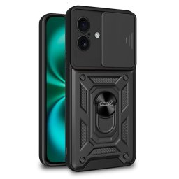 Cool Funda Hard Ring Negra para iPhone 16 Plus