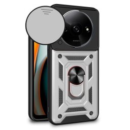 Cool Carcasa para Xiaomi Redmi A3 Hard Ring Plata