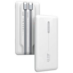 Cool Batería Externa Universal Power Bank 10.000mAh PD 22.5W (2 Cables) Blanco