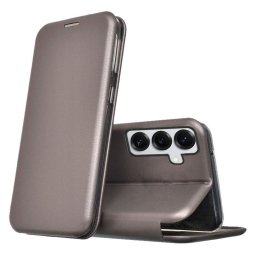 Cool Funda Flip Cover Elegance Plata para Samsung Galaxy S24 / S25