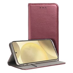 Cool Funda Flip Cover Liso Burgundy para Samsung Galaxy S24 Plus / S25 Plus