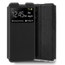 Cool Funda Flip Cover para TCL 50 5G Liso Negro