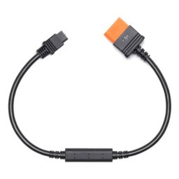 Cable de carga DJI Power SDC XT60 12V Compatible Power 1000 y 500 Negro Naranja