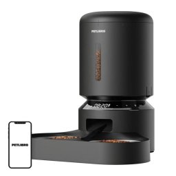Dispensador de Comida para Mascotas Petlibro Granary 5L Negro con Doble Plato