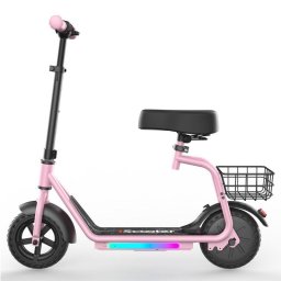 Patinete eléctrico iScooter iK7 250W 15km 8,5" rosa
