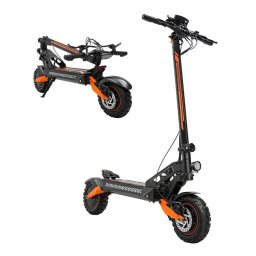 Patinete eléctrico iScooter W12 Autonomía 100 km neumáticos 11" Negro