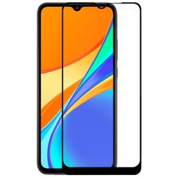 Cool Protector Pantalla Cristal Templado Full 3D Negro para Xiaomi Redmi 9C