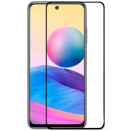Cool Protector Pantalla Cristal Templado Full 3D Negro para Xiaomi Redmi Note 10 5G/Pocophone M3 Pro 5G