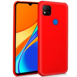 Cool Funda Silicona Roja para Xiaomi Redmi 9C