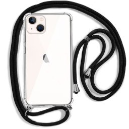 Cool Funda con Cordón Negro para iPhone 13 Mini