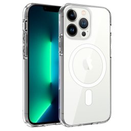 Cool Funda Magnética Transparente para iPhone 13 Pro