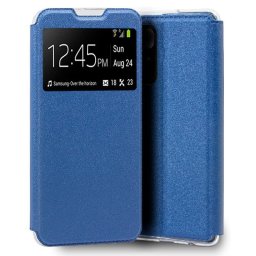 Cool Funda Flip Cover Liso Azul para Xiaomi Poco M4 Pro 5G / Redmi Note 11S 5G