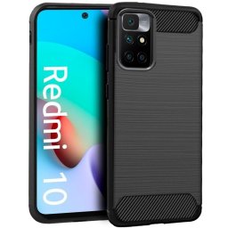 Cool Funda Carbón Negro para Xiaomi Redmi 10