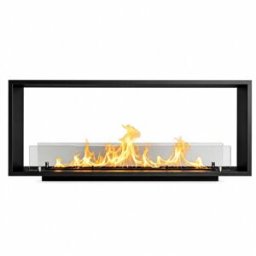 Chimenea de bioetanol de doble cara divina fire, 120x50 cm