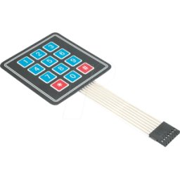 FREI DEBO TAST 4X3 - Placas de revelado: Teclado de membrana, 4 x 3 dígitos
