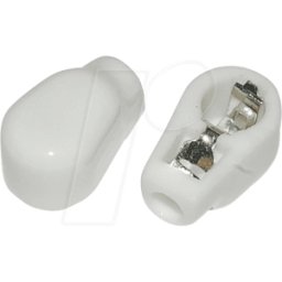 FREI TUBE S AK 6MM - Capuchón de ánodo, 6 mm (6,3 mm) plateado