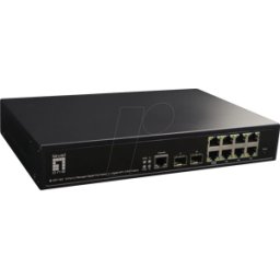 LEVELONE EP1061 - Switch, 10-port, Gigabit Ethernet, managed