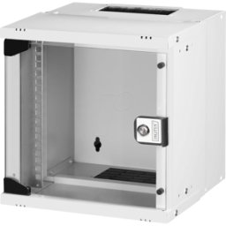 DIGITUS DN-49100 - Carcasa de pared de 10", Flatpack, 6he, profundidad de 254mm, gr