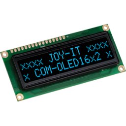 JOY-IT DEBO OLED 16X2 - Placas de desarrollo - Pantalla OLED, 16x2 caracteres, azul