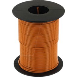 ECON CONNECT ECON KL025OR50 - Alambre de cobre trenzado 0.25qmm bobina naranja 50m
