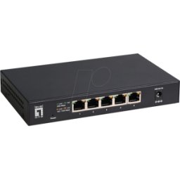LEVELONE GEU0525 - Switch, 5-port, Gigabit Ethernet, unmanaged