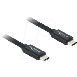 DELOCK 81706 - Cable USB 40 Gbps coaxial USB PD 3.1 240 W 1 m