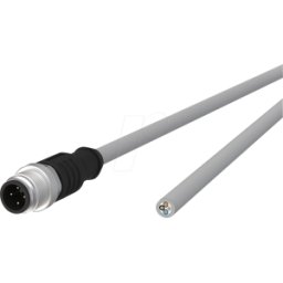 METZ CONNECT MC 142MIA10050 - Cable de sensor, M12, 4 polos, ac > extremo abierto, 5 m