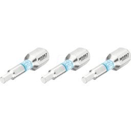 HAZET HZ 2204N-2.5/3 - Broca, llave Allen, 2,5 mm, paquete de 3