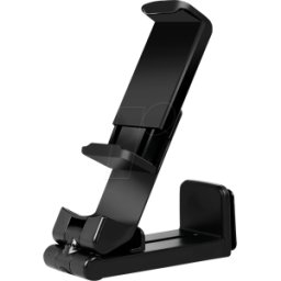 LOGILINK AA0179 - Soporte para smartphone, plegable y sujetado, negro, paquete de