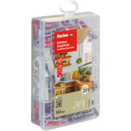 FISCHER BEFESTIGUNGSSYSTEME FD 563577 - Master Box - EasyHook A2, 128 piezas