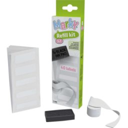 COLOP 166672 - Kit de recarga, para MARKY, almohadillas de tinta, etiquetas, ci