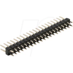 DELOCK 66699 - Cabezal de 20 pines, densidad 2,54 mm, 2 hilera, recto, 5 piezas