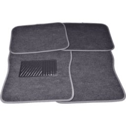 FREI KFZ 38959 - Alfombrilla para VEHÍCULO, gris, 4 piezas