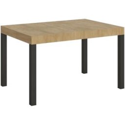 ITAMOBY Mesa extensible 140/400x90 cm Everyday roble natural patas antracita