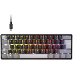 Teclado Corsair Clipper Pro Mini 60 Hall Effect Magnético compacto con RGB y alta frecuencia