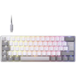 Teclado Corsair CLIPPER PRO MINI 60 Hall Effect Magnético compacto con RGB y resistencia IP57