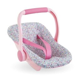 Carrito para muñecas Corolle Floral con asa de 3 posiciones para muñecas de 36 a 42 cm