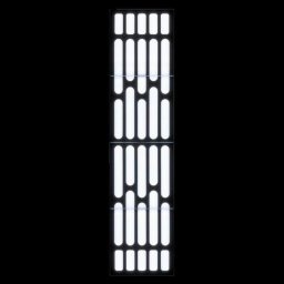Panel de luz de pared Star Wars Estrella de la Muerte 124 cm control remoto