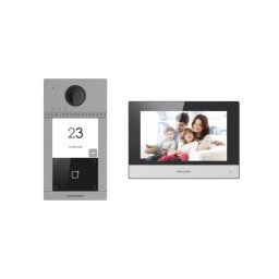 Videoportero WiFi Hikvision DS-KIS604-S(C) Pantalla 7" Full HD 129° Visión nocturna