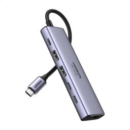 Hub Ugreen 5 puertos USB 3.2 HDMI PD 100 W