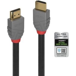 Cable HDMI 2.1 Ultra Alta Velocidad Lindy Anthra Line 1m