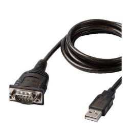 Adaptador USB a serie Lindy 43413 con retención COM 1,5 m