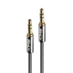 Cable Audio Jack 3,5mm Lindy Cromo Line 0,5m