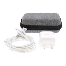 Kit de Carga TnB WCHTRAVEL 3 en 1 Blanco con Estuche