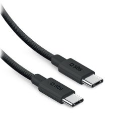 Cable USB-C SBS 2 m 240 W USB 2.0 Negro