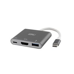 Adaptador USB-C TnB TCHDMI3IN1 3 en 1 HDMI 1080p USB y Carga