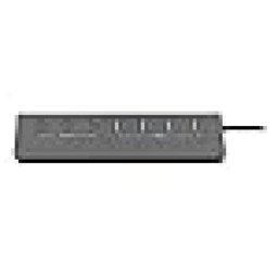 Hub TnB 7 puertos 5 Gbps HUBUSB7ALUC de aluminio gris