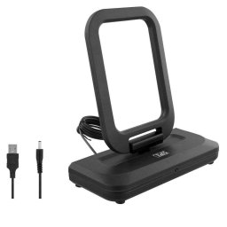 Antena Interior TnB ANIN02 Amplificada 38 dB Negro